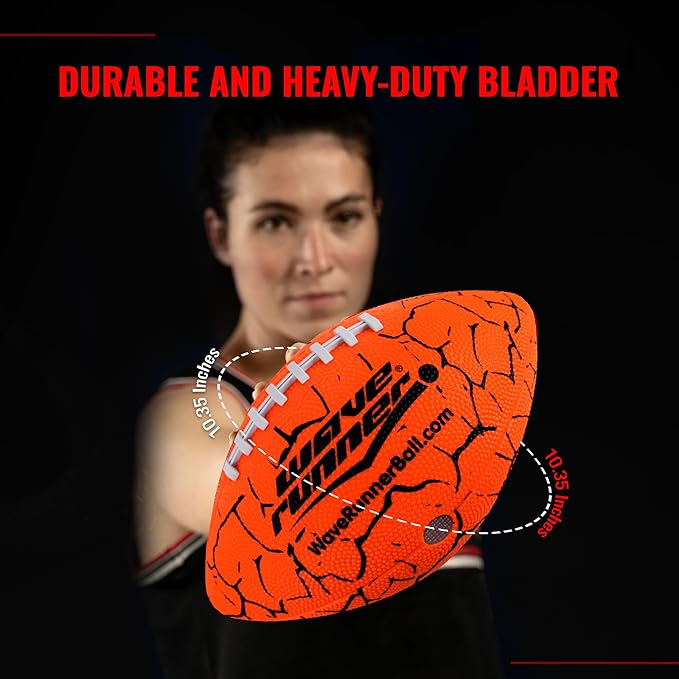 Waverunner Glow in The Dark Football - LED 8-15+ | 6 - 8,9,10,11,12