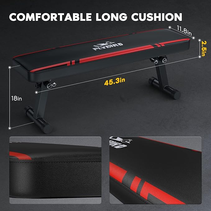 FLYBIRD Flat Bench 600/1000 LBS 2 Versions