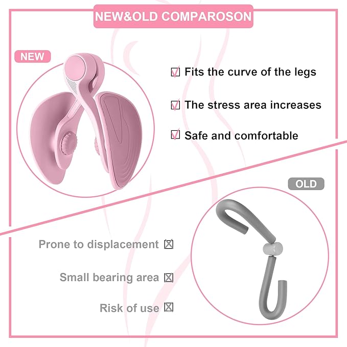 Thigh Master, 26lb Pelvic Floor Muscle Trainer, Kegel 8 Resistance