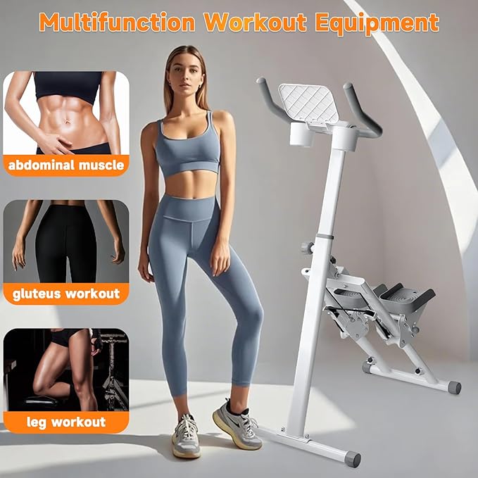 Stair Stepper Folding Vertical Cardio Exercise Climber Stair-Master for Exercise at Home Full Body Workout Machine with Handlebar 242LBS Load with Adjustable Step Range Handlebar & Pedals