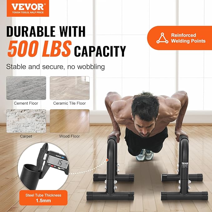 VEVOR Dip Bars 500 lbs