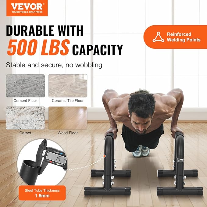 VEVOR Dip Bars 500 lbs
