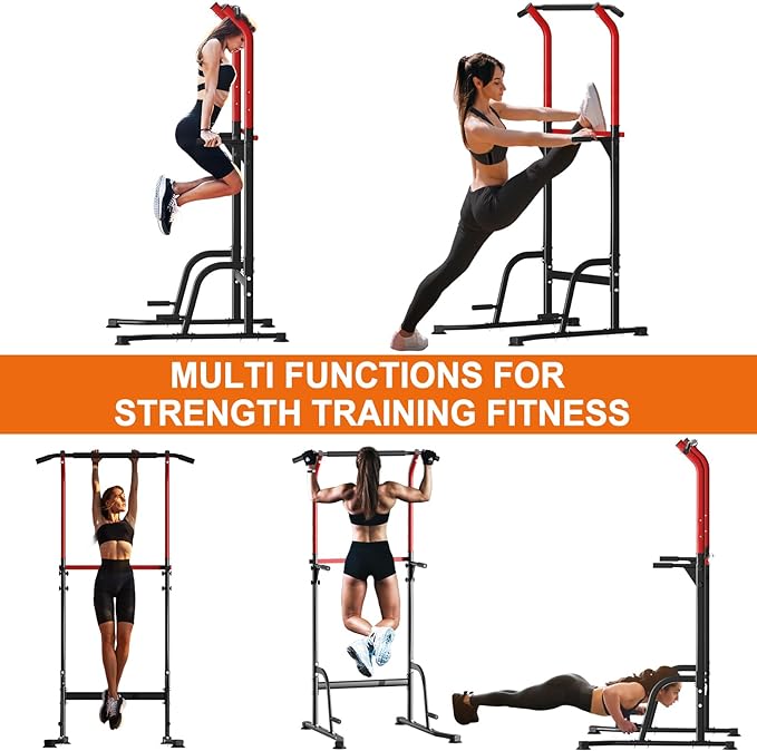 ONETWOFIT Regular Model Power Tower Pull Up Bar Station 330LBS