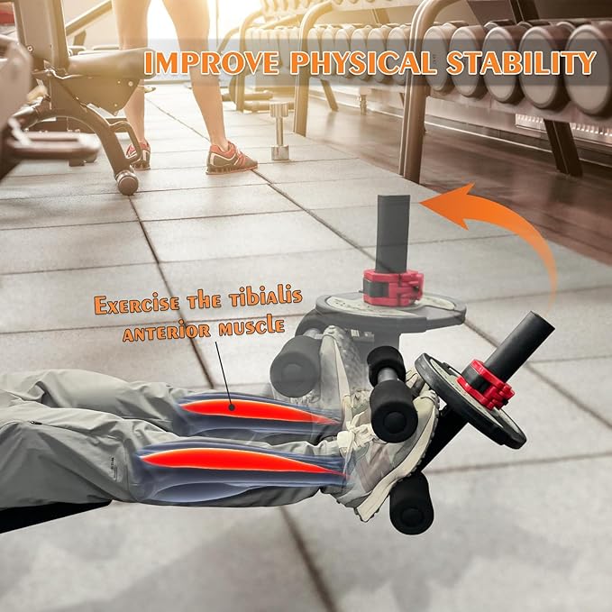 Tib Bar,Tibialis Trainer,Tibialis Bar,leg workout equipment Strengthening Calves/Shins/Ankles,Tibialis 1" or 2" Olympic