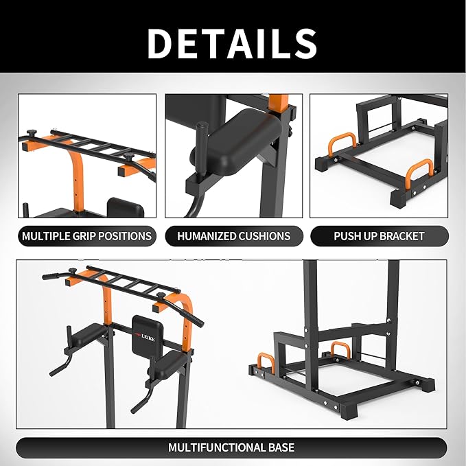 leikefitness Multifunction Power Tower Exercise Equipment