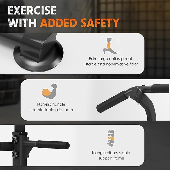 SogesHome Power Tower Pull Up Bar and Dip