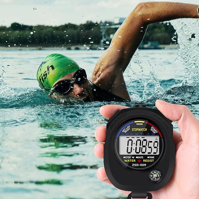 Multi-Function Electronic Digital Sport Stopwatch Timer (15pack)