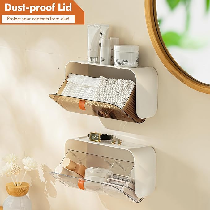Poeland Wall Mounted Storage Box 2)