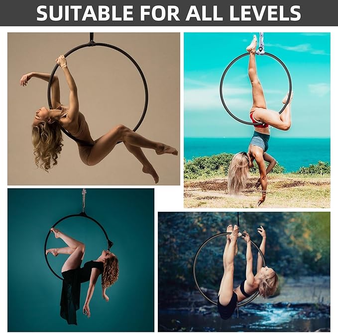 PRIOR FITNESS Aerial Hoop 33/35/37 inch Single Lyra
