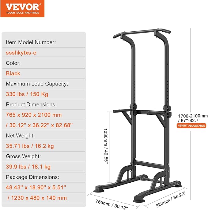 VEVOR Power Tower Dip Station