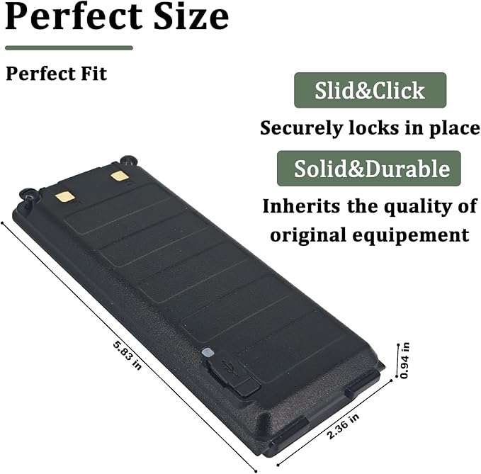 BAOFENG 2 Pack UV-25 Battery BL-UV25 for UV-25 BL-UV25 High DC7.4V for