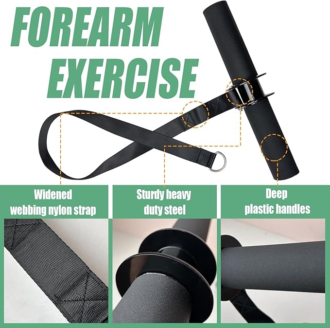 KORIKAHM Forearm Strengthener Roller