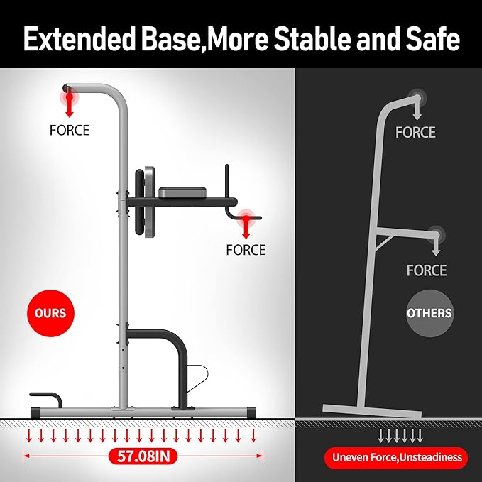 leikefitness Multifunction Power Tower Exercise Equipment