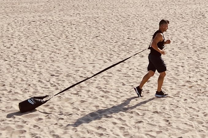 Resistance Training Sled - Weight Sled Harness & 3X The 4-Piece Kit