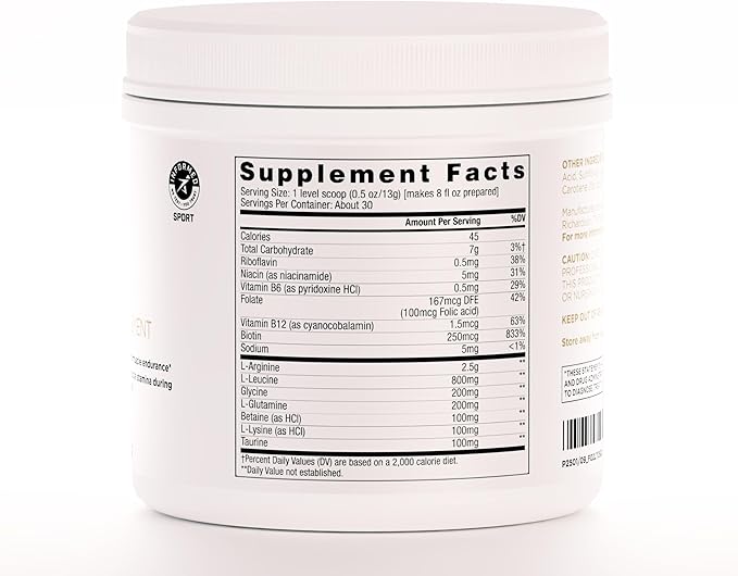 AdvoCare Arginine Extreme Multinutrient Supplement - Pre-Workout Amino Acids Supplement - Supports Stamina & Endurance* - Includes Vitamin B-12, L-Arginine & More - Citrus, 14 oz