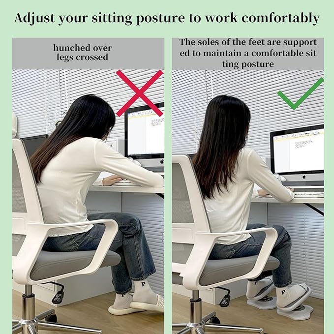 Foot Rest for Under Office Desk Multifunctional Foot 2 Pieces