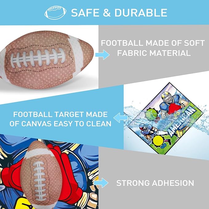Football Toss Target Games for Ages 8-12 2 Soft