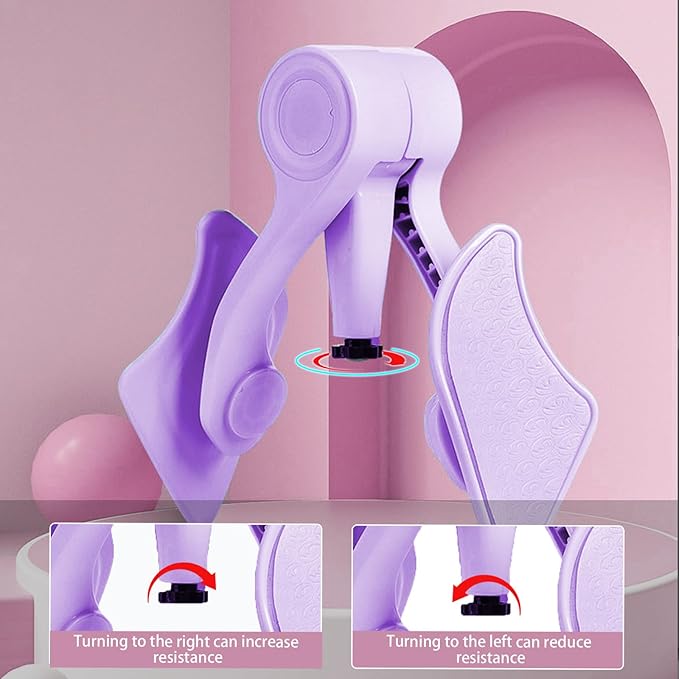 Thigh Master Hip Trainer Kegel Exerciser with Adjustable Baffle