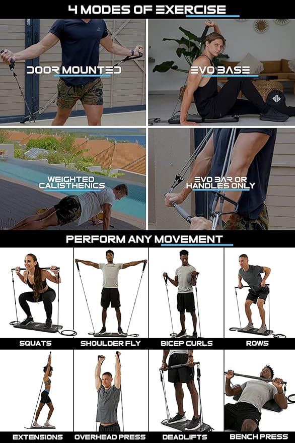 EVO Gym - Portable Home Gym Strength Training Equipment