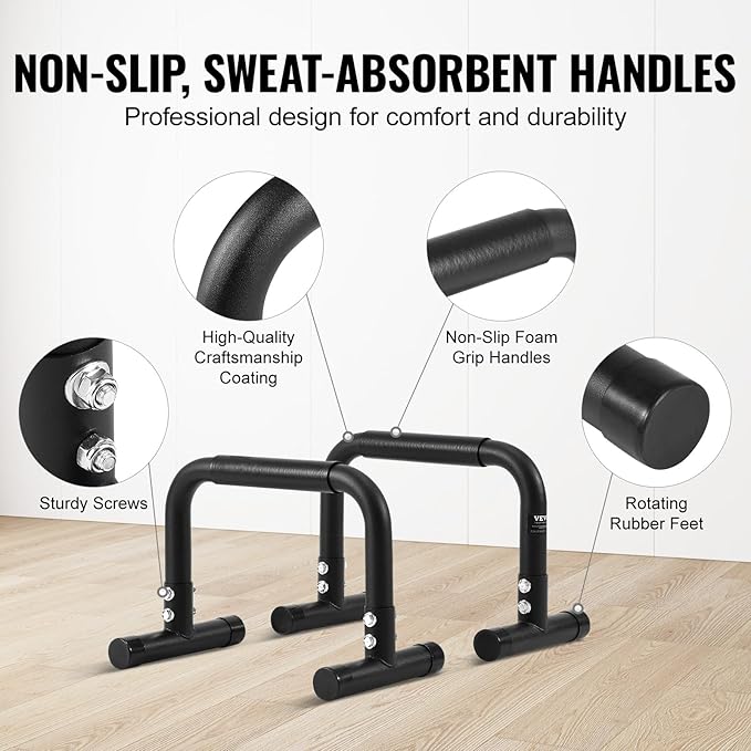VEVOR Dip Bars 500 lbs