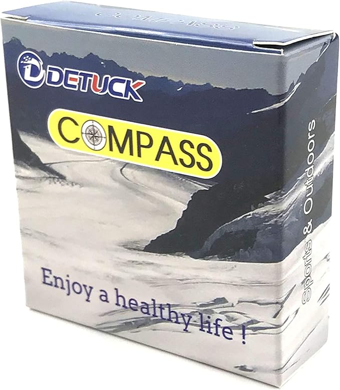 Compass Keychain Portable Metal Survival Compass for Hiking