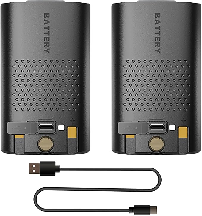 BAOFENG 2 Packs UV-17R Battery with Type-c Cable BL-17UV Enlarge 1800mAh USB-C DC7.4V 13.32Wh 13.32Wh Li-ion