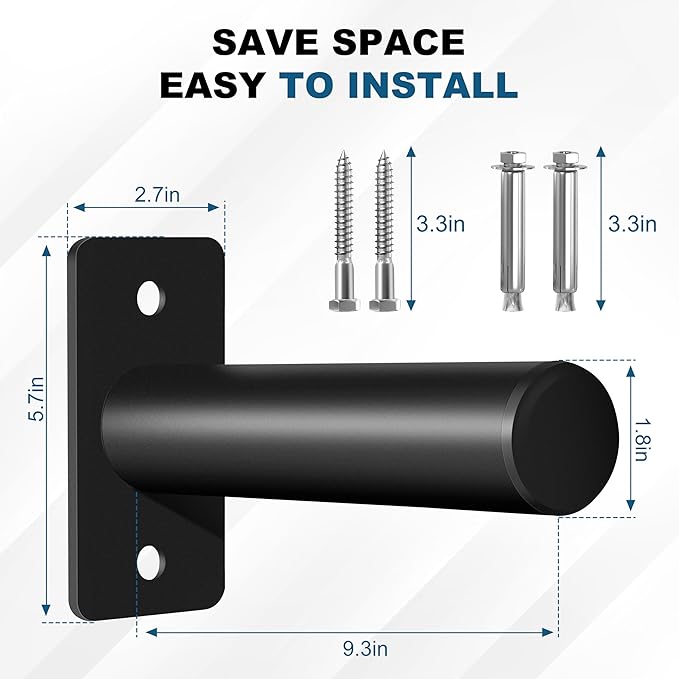 Weight Plate Holder, Wall Mounted Weight Rack Storage for Olympic Weight Plate,Home Gym Organizer