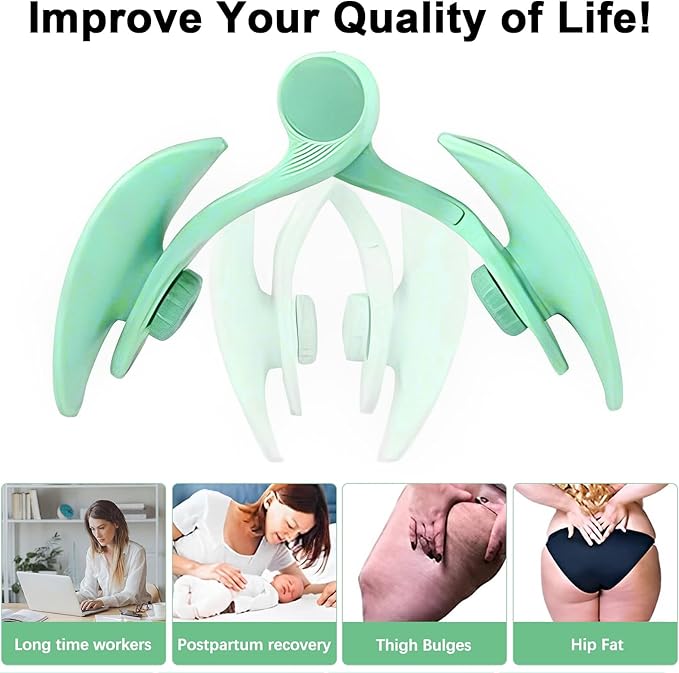 Thigh Master Hip Trainer Kegel Exerciser, Pelvic Floor Trainer for Postpartum Rehabilitation, Inner Thigh Trimmer, Toner Workout