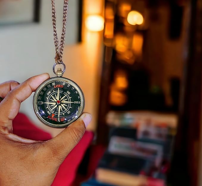 to My Son Compass with Leather Case -Mom