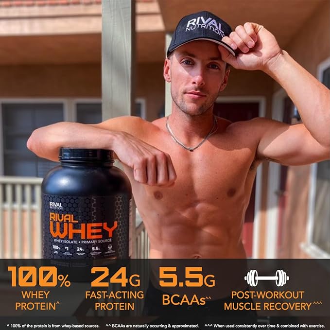 Rival Nutrition Rival Whey- Strawberries & Cream 5lbs.