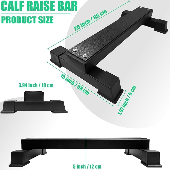 Steel Calf Raise Bar