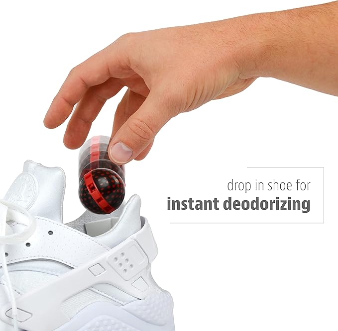 Odor-Fighting Shoe Fresheners, Eliminates Unpleasant Smells, Perfect For Sneakers, Gym Bags, Gear Bags, Drawers, Lockers, And More!, Matrix, 2 Pack