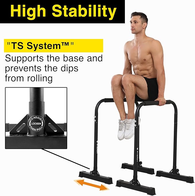 STEADY Japan Dip Stand Station 330lbs, Adjustable