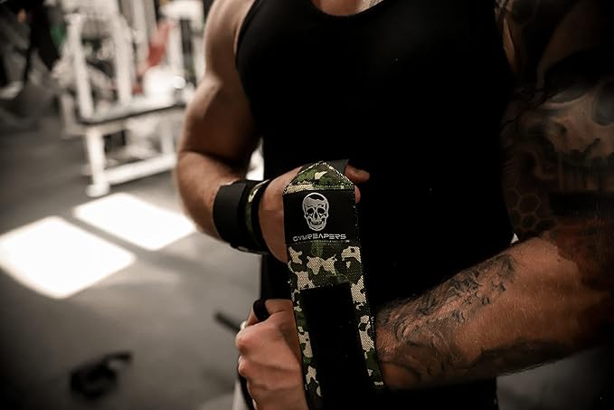 Gymreapers Weightlifting Wrist Wraps (IPF Approved) 18" Professional Quality Wrist Support with Heavy Duty Thumb Loop - Best Wrap for Powerlifting Competition, Strength Training, Bodybuilding