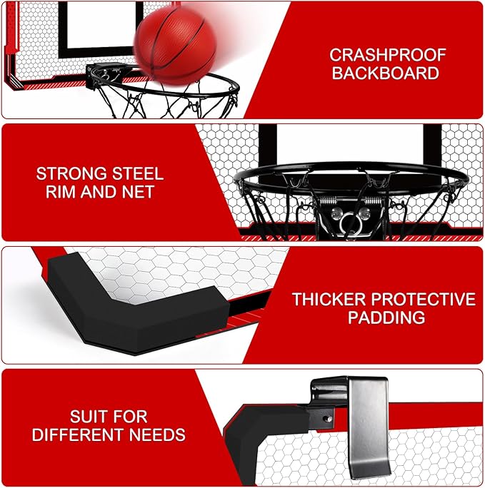 Indoor Mini Basketball Hoop for Kids and Adults
