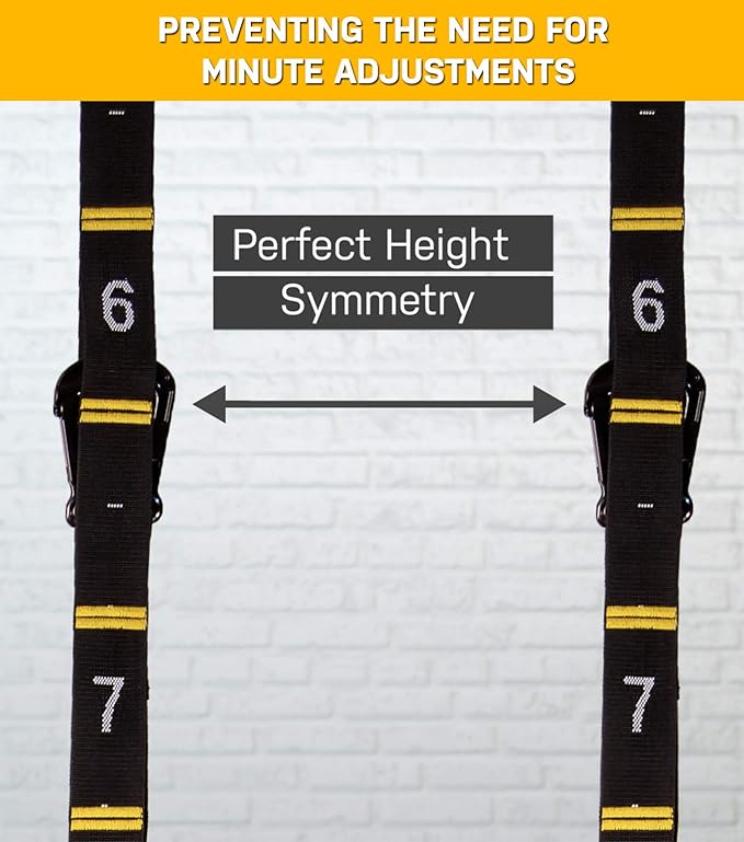Double Circle Quick Adjust Numbered Straps for Gymnastic
