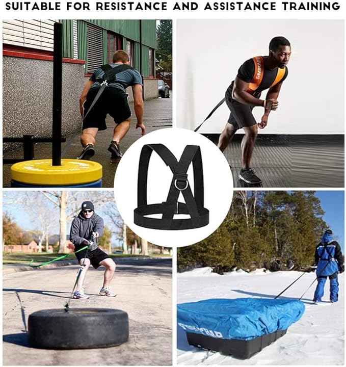 Sled Harness, Weight Speed Sled Workout Tire Pulling