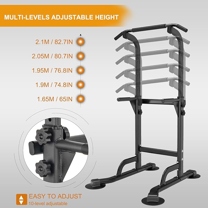 Pull Up Bar Power Tower Dip Bar Station