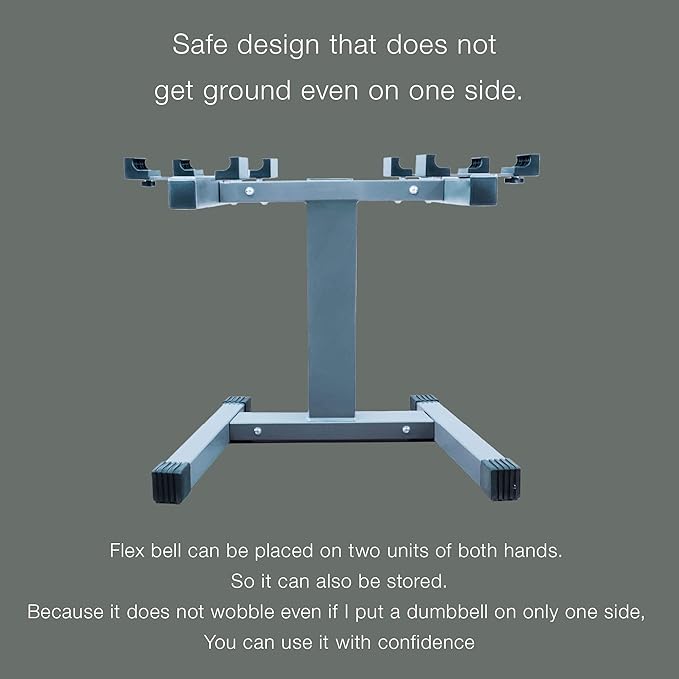 x NUOBELL Collaboration Product, Adjustable Dumbbell Rack and Stand.Dumbell Rack for Nuobell Dumbbells only