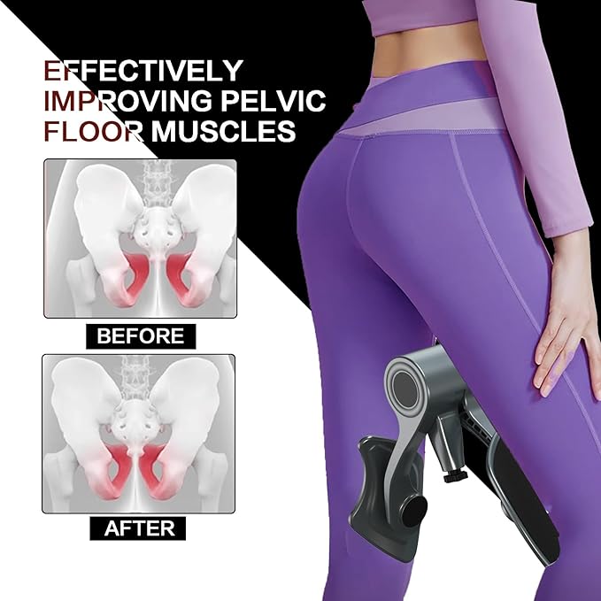Thigh Master Hip Trainer Kegel Exerciser with Adjustable Baffle