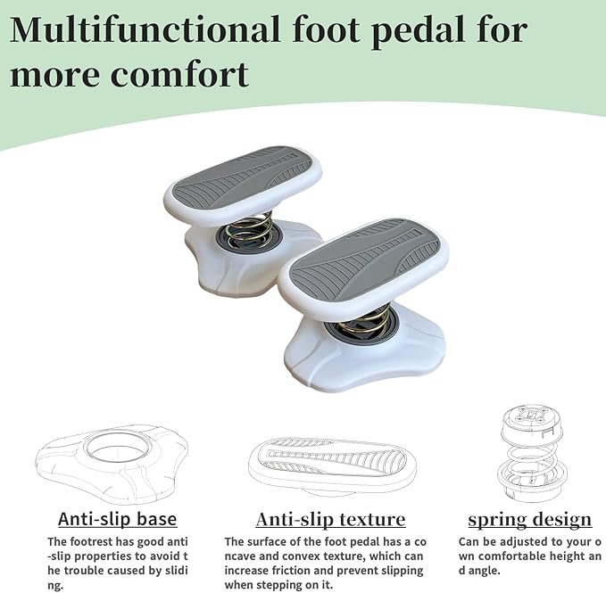Foot Rest for Under Office Desk Multifunctional Foot 2 Pieces