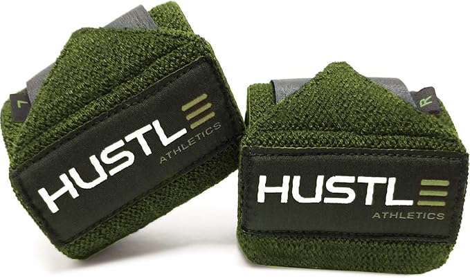 Wrist Wraps for Weightlifting (USPA Approved) - 18" or 12" Premium Quality Weight Lifting Wrist Straps - Best Gym Wrist Wraps with Thumb Loop for Powerlifting & Weight Training for Men & Women
