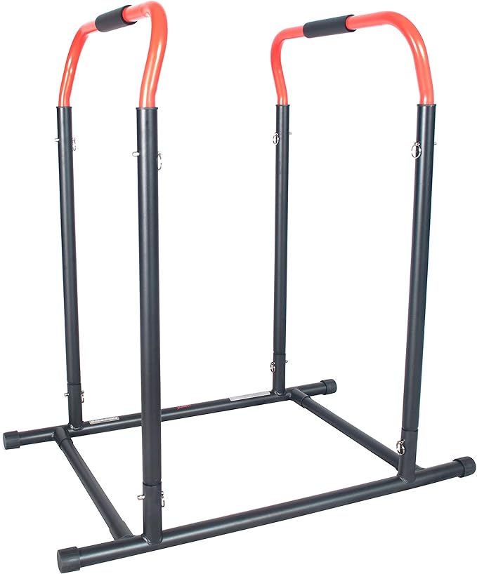 Sunny Health & Fitness Adjustable Multi-Use Dip Station Bar
