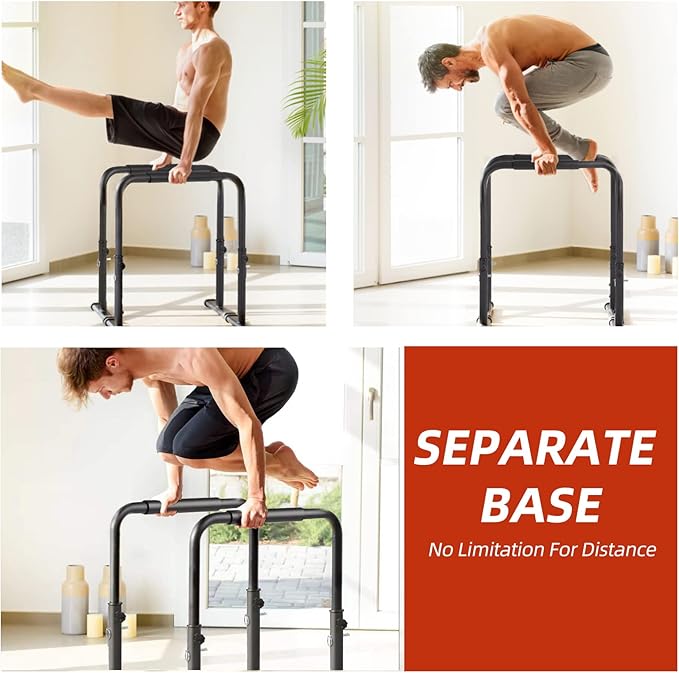 Adjustable Dip Bars for Home Gym Workout
