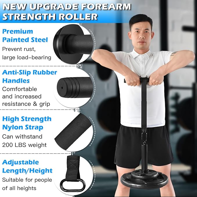 Forearm Wrist Roller Fitness Blaster