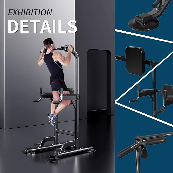Power Tower Adjustable Height Pull Up & Dip