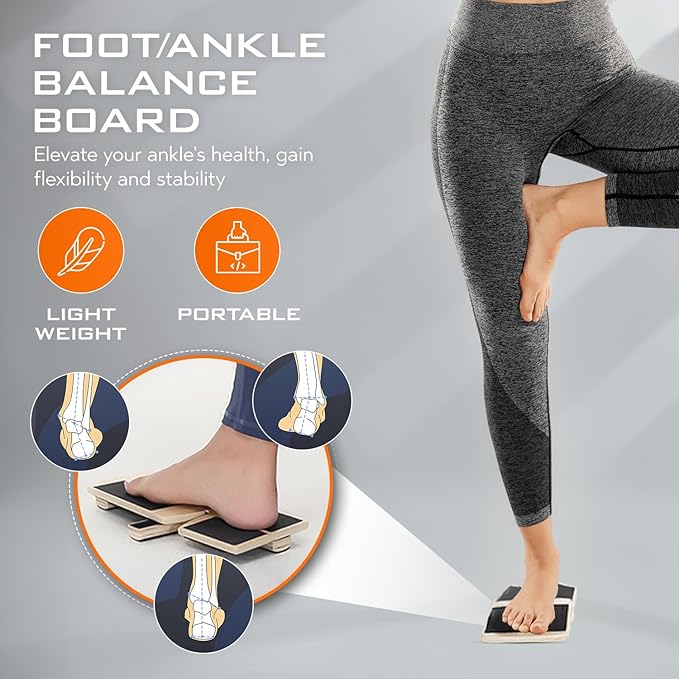 Ankle Balance Board Set - Complete Rehabilitation Kit