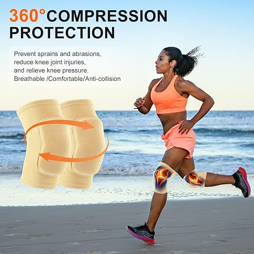 Volleyball Knee Pads for Women, Men, Youth, Girls, Kids, Knee brace for Volleyball Basketball Football Dance Yoga Tennis Running Cycling Workout Climbing Wrestling