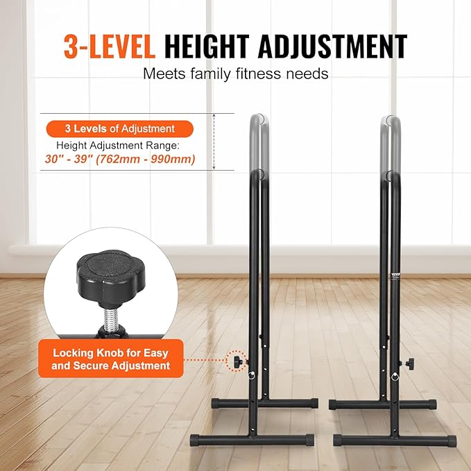 VEVOR Dip Bars 440 lbs