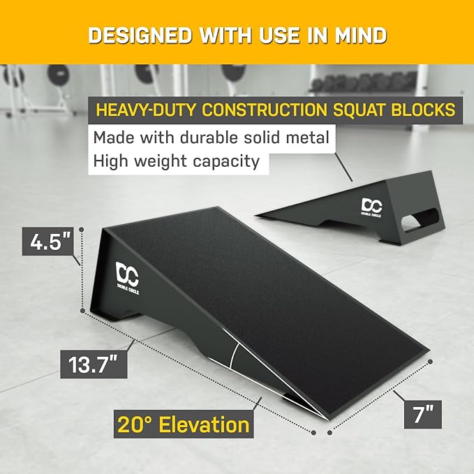 Double Circle Squat Wedge – Professional Squat Ramp